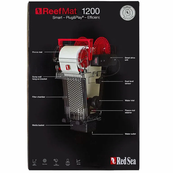 フィルター・ろ材・ポンプ Redsea reefmat1200 ReefMat 1200 Fleece Roller Filter - Red Sea - Bulk Reef Supply