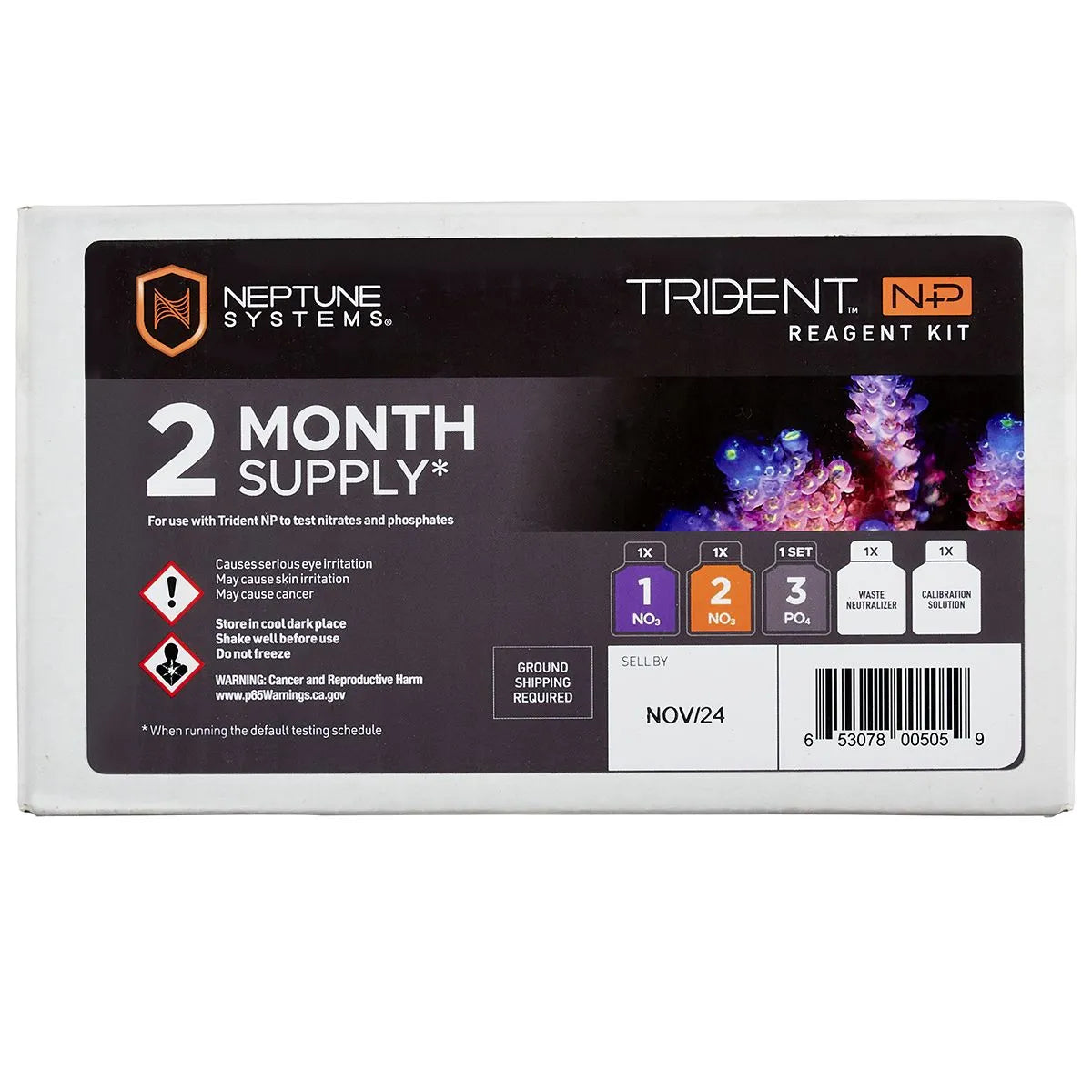 Neptune Systems Trident NP Reagent Kit – 2 Month Supply