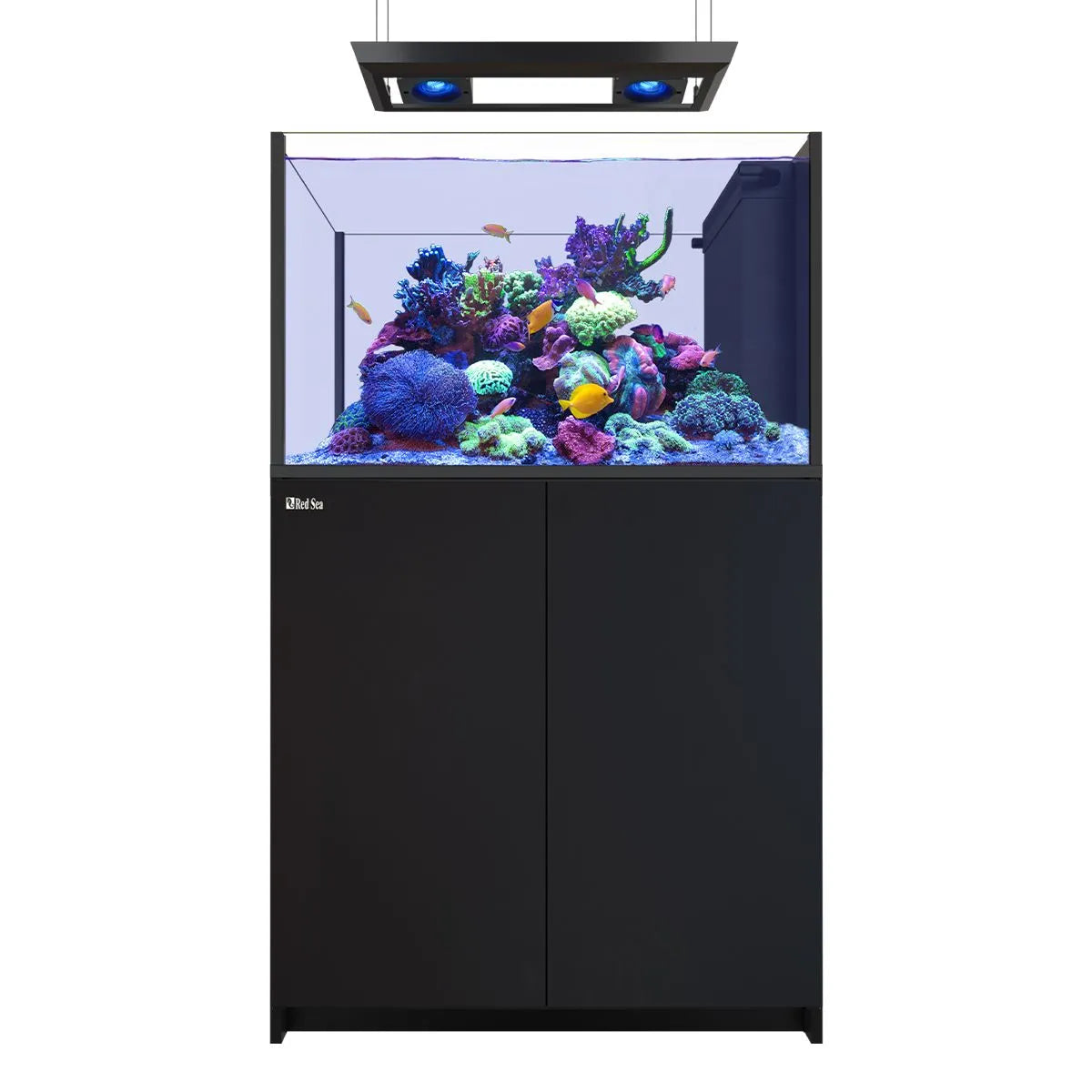 Red Sea REEFER Deluxe Peninsula 350 G3 Aquarium System (73 Gallons) — Includes 2x ReefLED 115