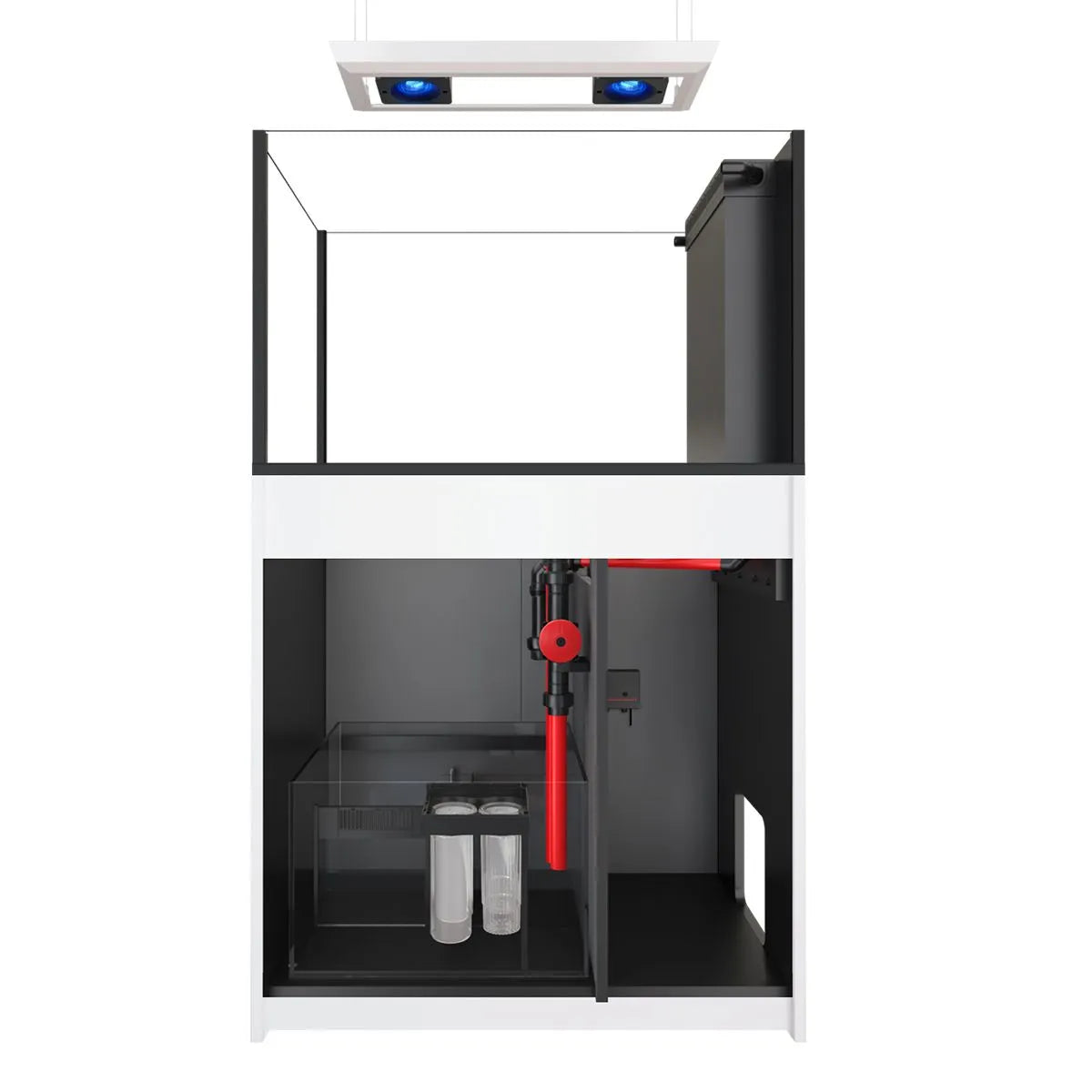 Red Sea REEFER Deluxe Peninsula 350 G3 Aquarium System (73 Gallons) — Includes 2x ReefLED 115