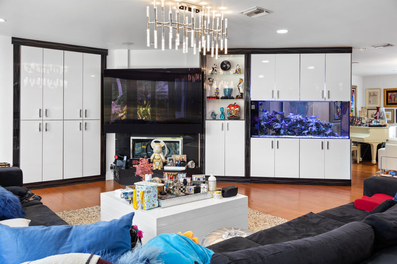 320 Gallon Three-Sided Reef Aquarium